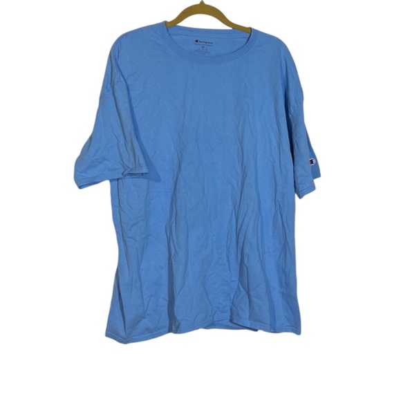 Champion T Shirt Short Sleeve Light Blue Size XXL - Picture 1 of 4